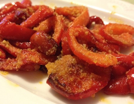 Peperoni con pangrattato