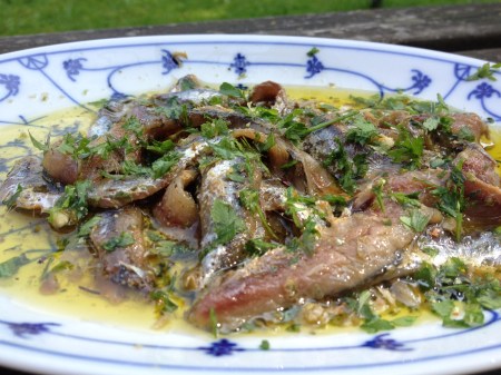 acciughe salate marinate
