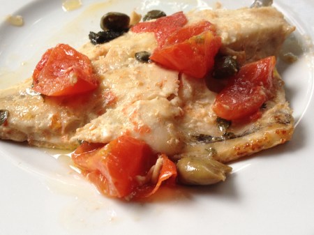 Filetto di orata agli aromi