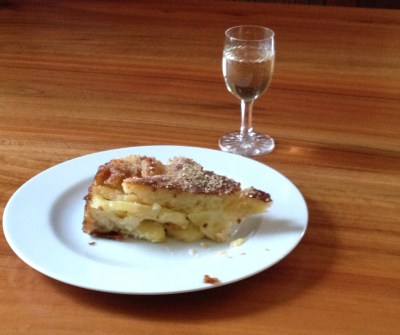 Torta glassata mele e cannella