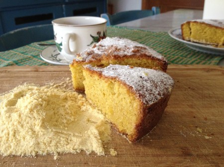 torta di mais e limone