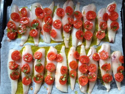 Filetti di gallinella al forno