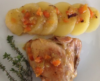 pollo al succo di mela