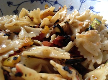 Farfalle alle verdure marinate